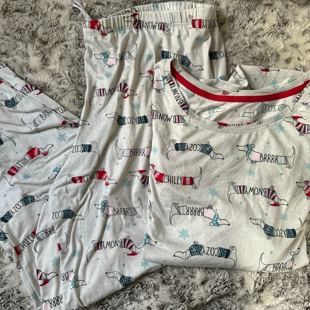 Cozy Dog Relaxed Fit Pajama Set - Picture 3 of 5